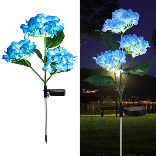 Set 2 Lămpi Solare - Hortensie Albastră