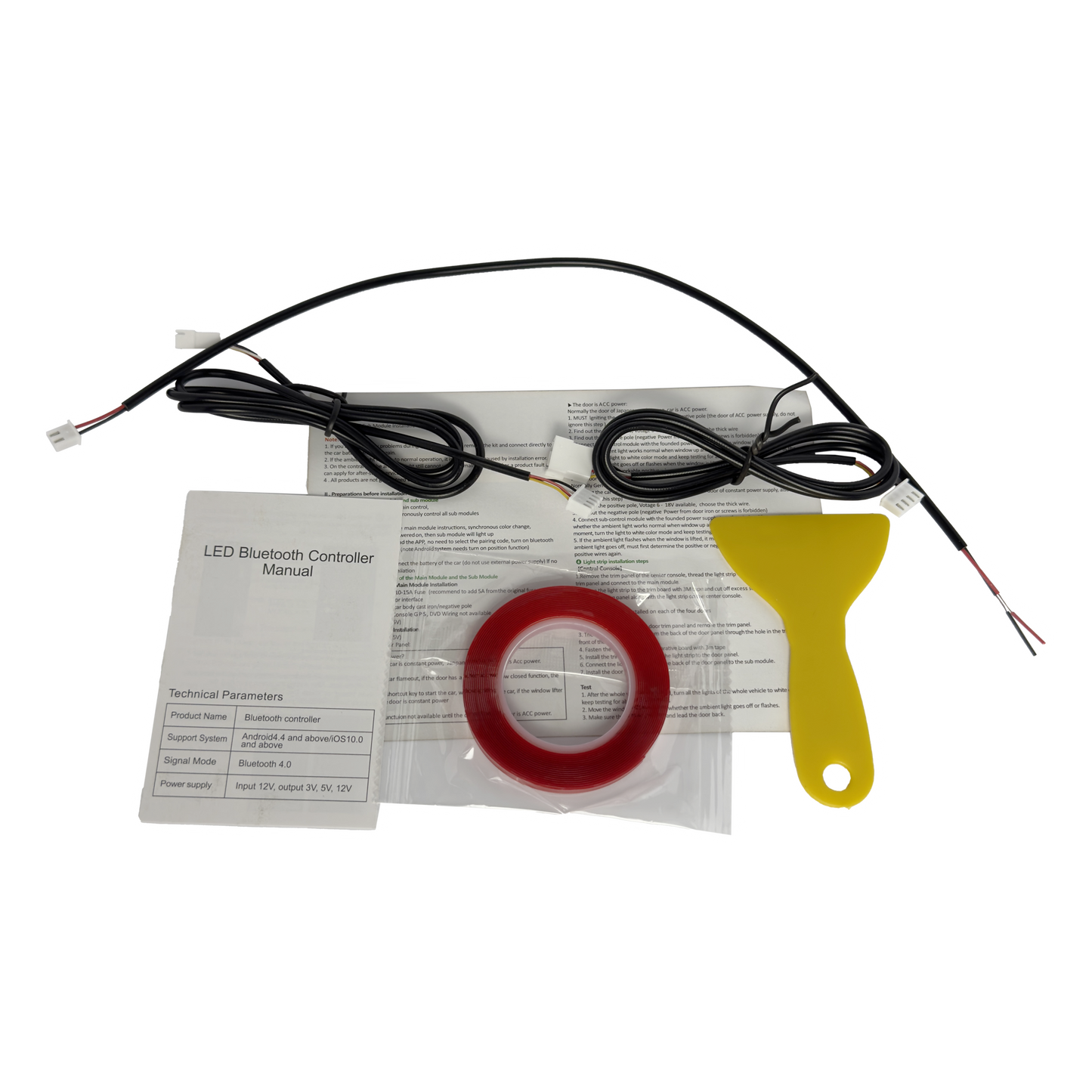 Kit Lumini Ambientale Auto 18-în-1 RGB 64 Culori