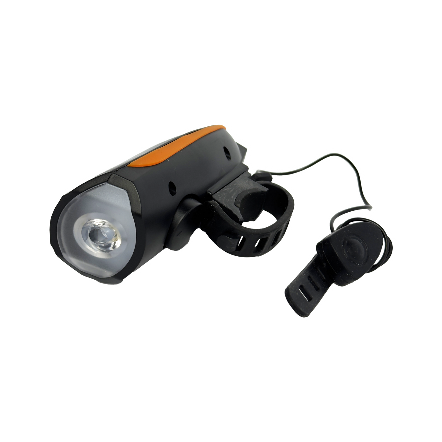 Far LED bicicletă cu claxon