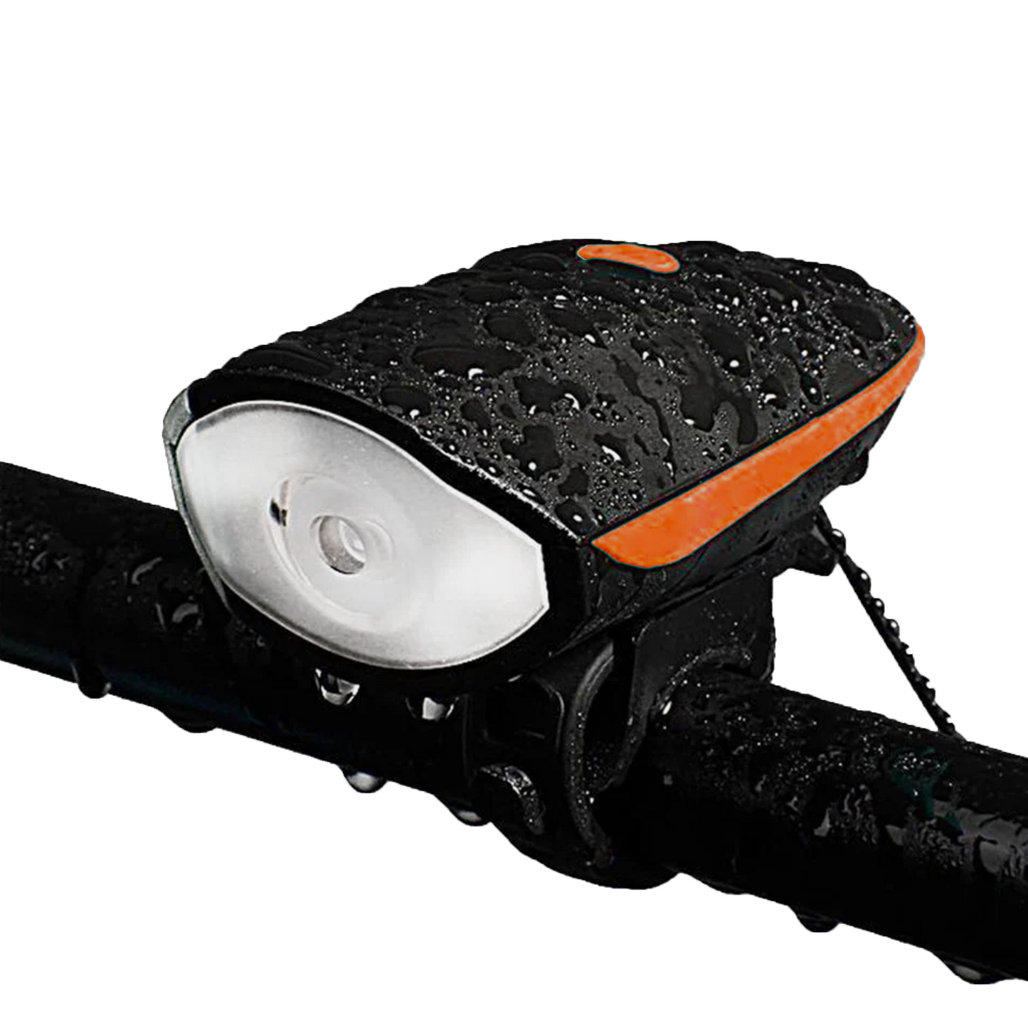 Far LED bicicletă cu claxon