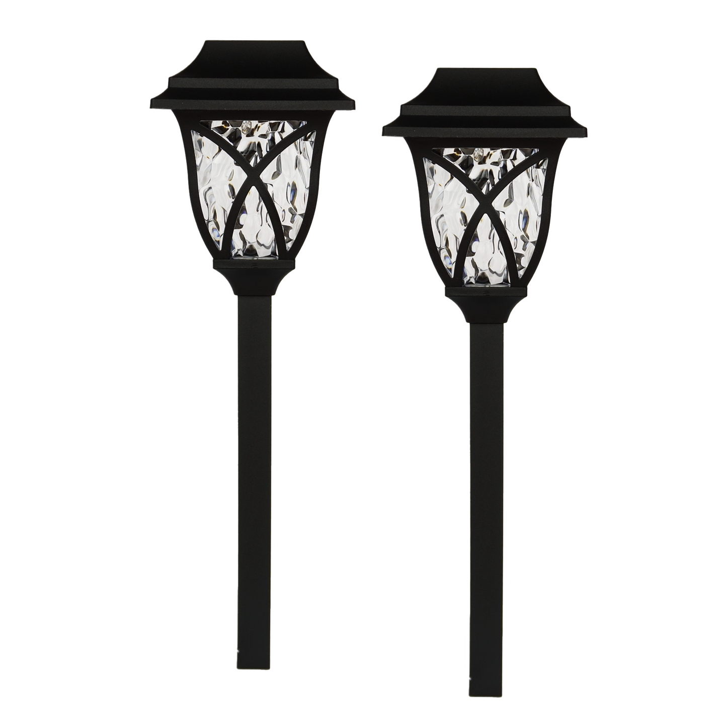 Set lampă solară de grădină (2 bucăți)