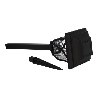 Set lampă solară de grădină (2 bucăți)