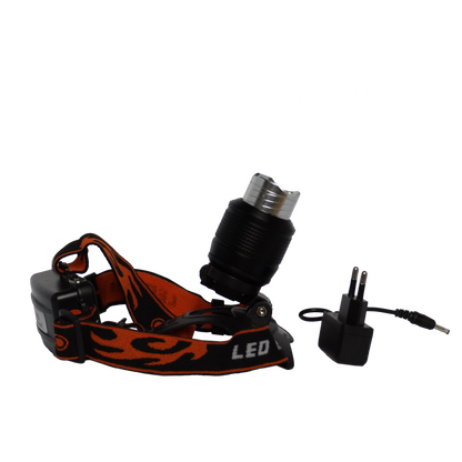 Lanternă de cap cu zoom 600 lm