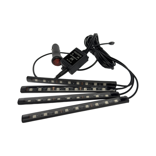 Set 4 lumini ambientale RGB