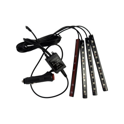 Set 4 lumini ambientale RGB